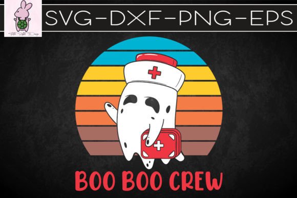 Boo Boo Crew Nurse Halloween Graphics for Crafts