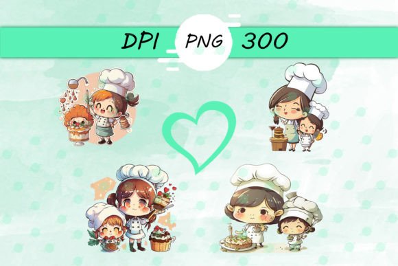 Cute Toddler and Nurse Mom Png for Crafts & Graphics