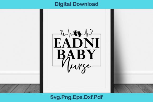 Eadni Baby Nurse Graphics for Crafts
