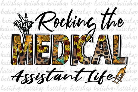 Medical Assistant Leopard Graphics for Crafts