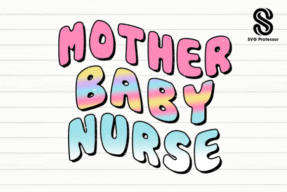 Mother Baby Nurse PNG: Graphics for Crafts