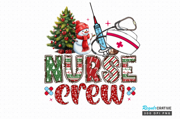 Nurse Crew PNG Design for Crafts & Graphics