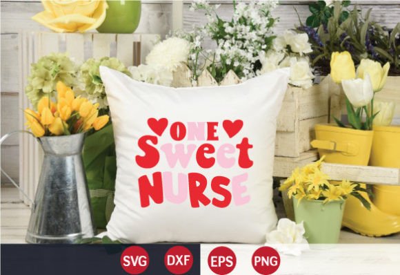 One Sweet Nurse Retro: Graphics for Crafts