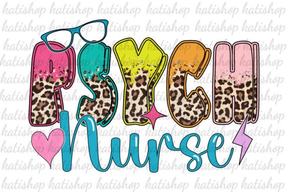 Psych Nurse PNG for Graphics & Crafts