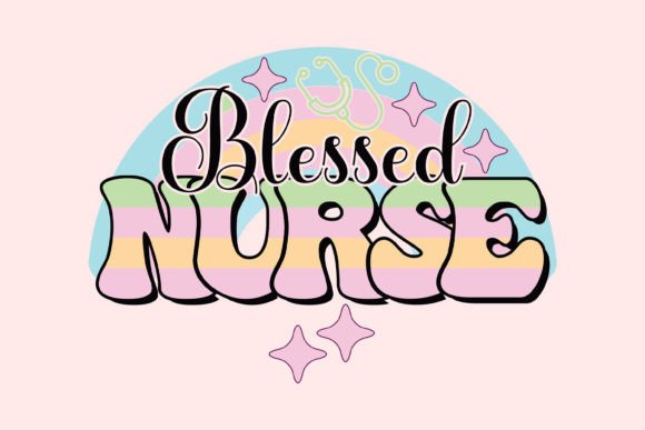 Retro Nurse Graphics for Crafts