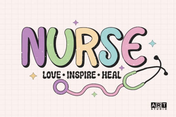 Retro Nurse Quotes Sublimation: Graphics for Crafts